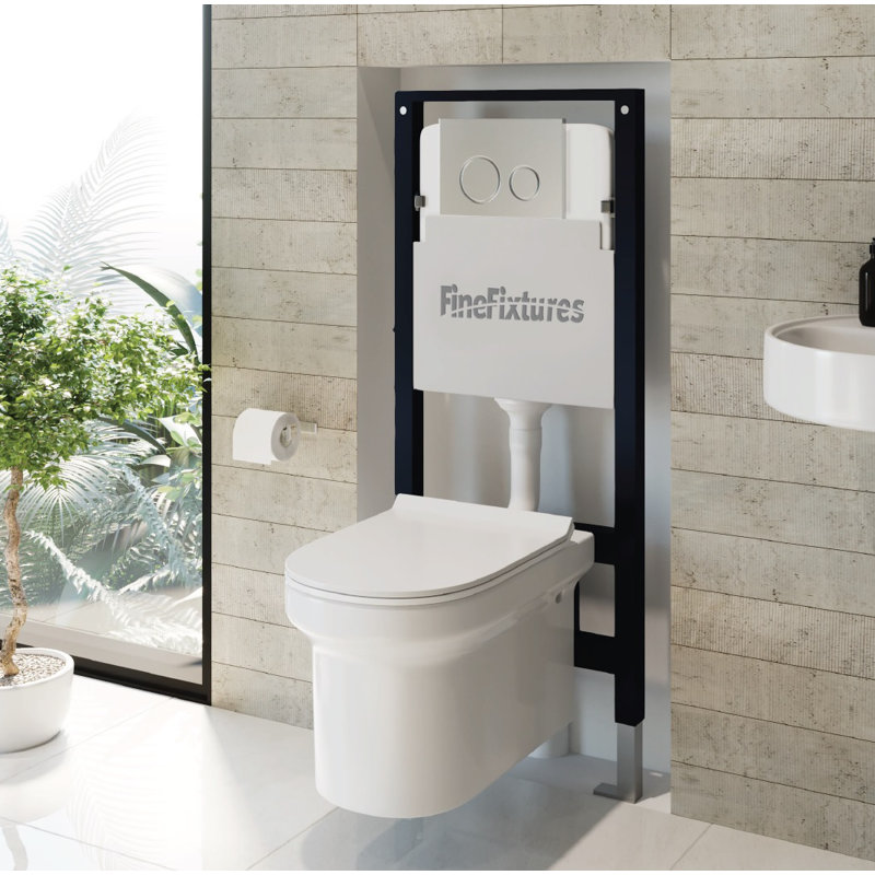 Fine Fixtures Nebula Concealed 1.6 GPF Toilet Tank Wayfair